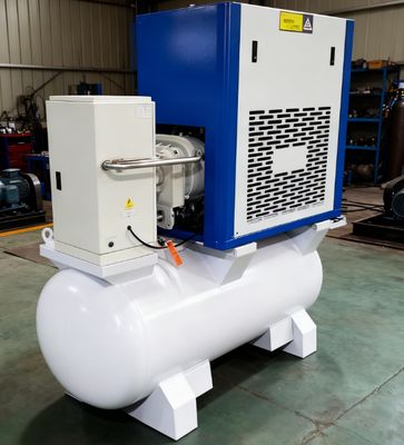 লেজার কাটিং এর জন্য ড্রায়ার ও ট্যাঙ্ক সহ ১১ কিলোওয়াট ১৫ এইচপি স্ক্রু এয়ার কম্প্রেশার